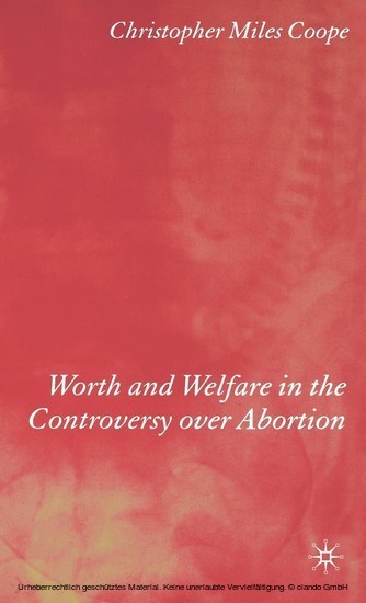 Worth and Welfare in the Controversy over Abortion main product photo