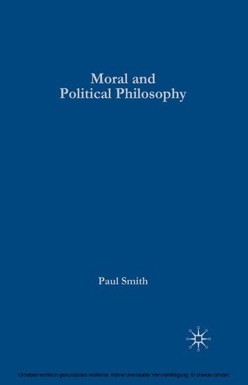Moral and Political Philosophy main product photo