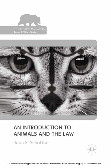 An Introduction to Animals and the Law main product photo