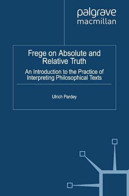 Frege on Absolute and Relative Truth main product photo