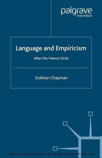 Language and Empiricism - After the Vienna Circle main product photo
