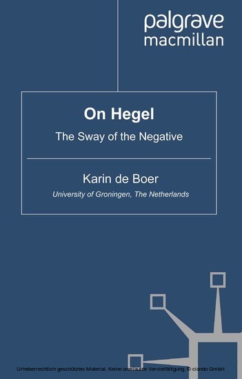 On Hegel main product photo