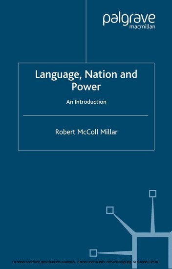 Language, Nation and Power main product photo