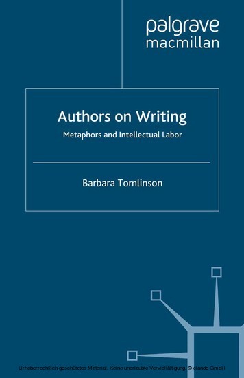 Authors on Writing main product photo