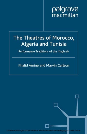 The Theatres of Morocco, Algeria and Tunisia main product photo