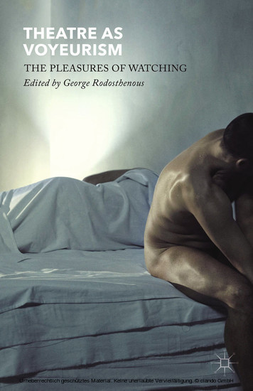 Theatre as Voyeurism main product photo