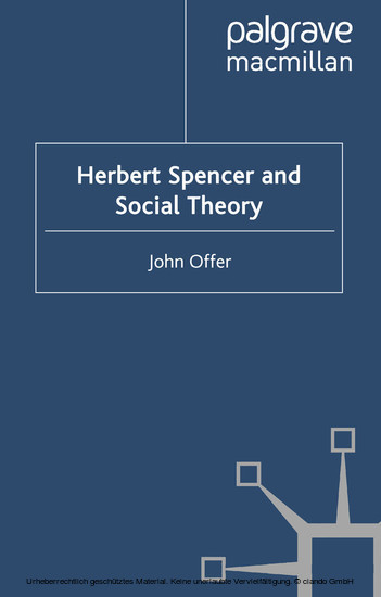 Herbert Spencer and Social Theory main product photo