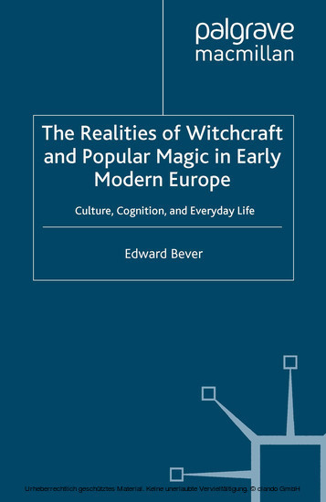 The Realities of Witchcraft and Popular Magic in Early Modern Europe main product photo
