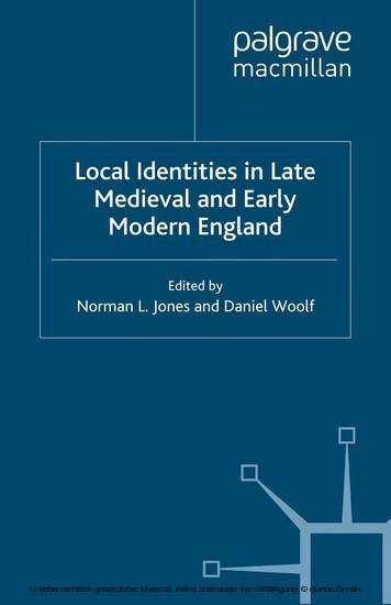 Local Identities in Late Medieval and Early Modern England main product photo