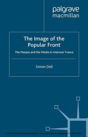 The Image of the Popular Front main product photo