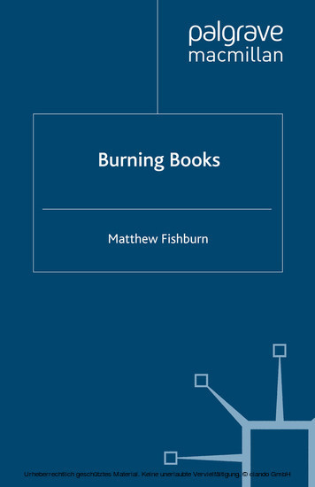 Burning Books main product photo