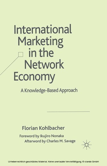 International Marketing in the Network Economy main product photo