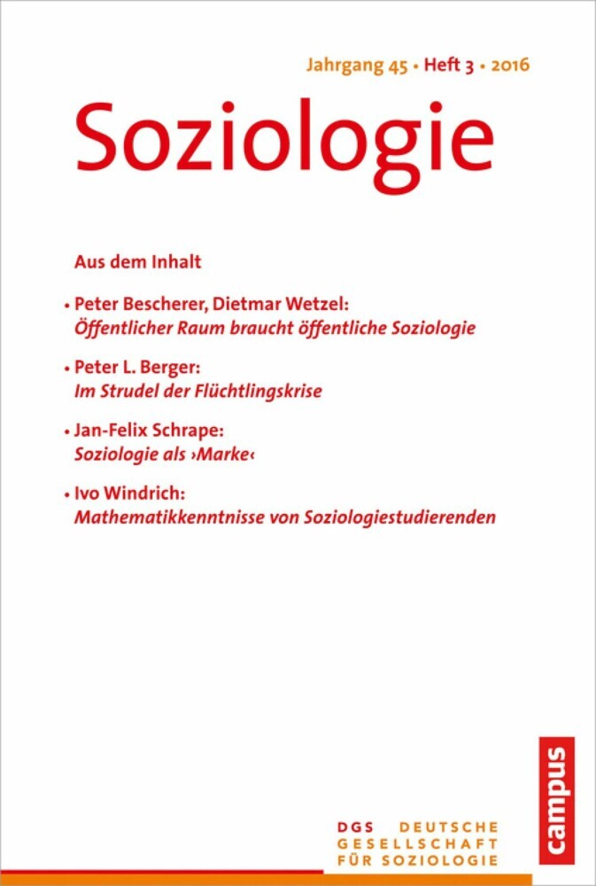 Soziologie 3.2016 main product photo