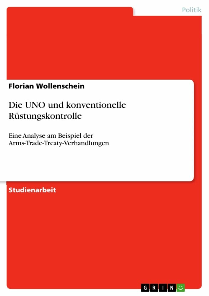 Die UNO und konventionelle Rüstungskontrolle main product photo