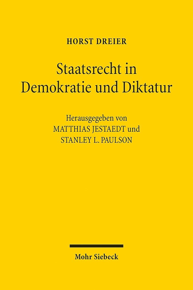 Staatsrecht in Demokratie und Diktatur main product photo
