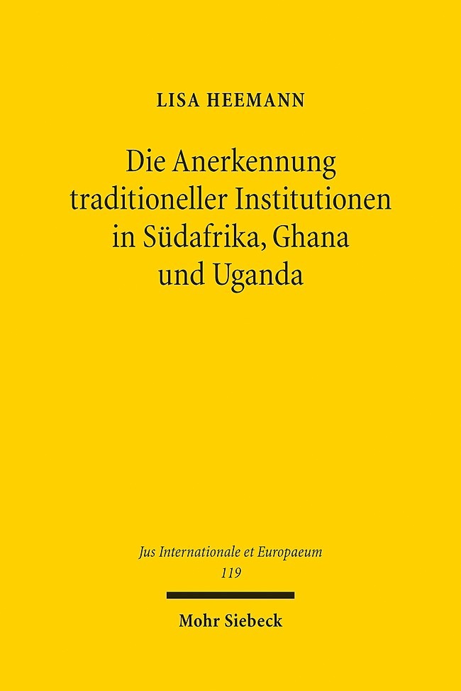 Die Anerkennung traditioneller Institutionen in Südafrika, Ghana und Uganda main product photo