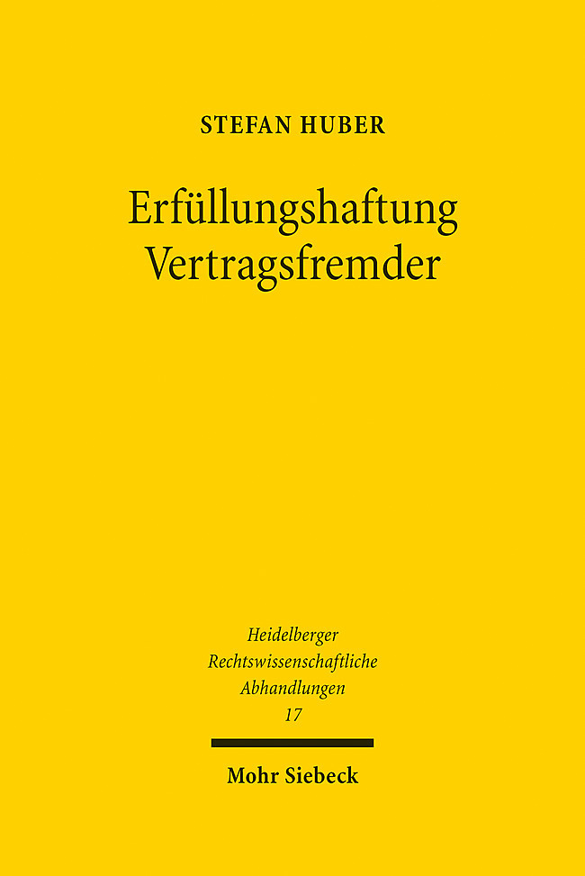 Erfüllungshaftung Vertragsfremder main product photo