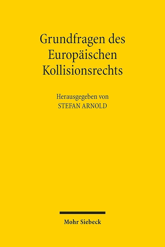 Grundfragen des Europäischen Kollisionsrechts main product photo