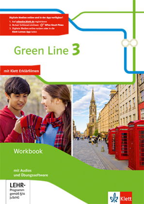 Green Line 3 - Workbook mit Audio-CD und Übungssoftware Klasse 7