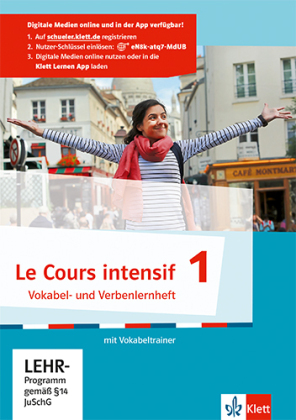 Le Cours intensif, Ausgabe 2016 - Vokabel- und Verbenlernheft mit Vokabeltrainer auf CD-ROM. Bd.1