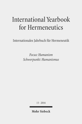2016 - Focus: Humanism / Schwerpunkt: Humanismus