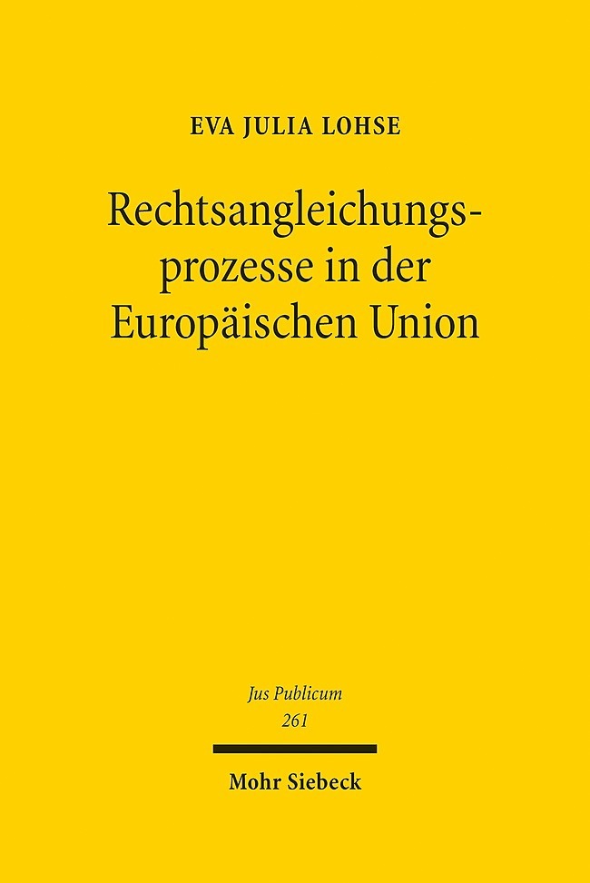Rechtsangleichungsprozesse in der Europäischen Union main product photo