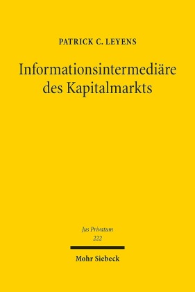 Informationsintermediäre des Kapitalmarkts