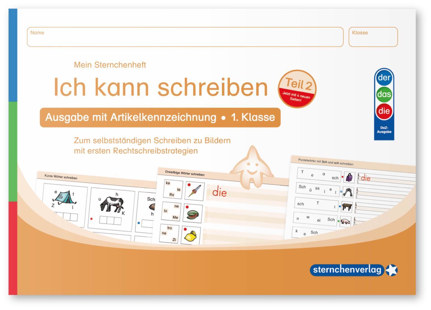 Ich kann schreiben Teil 2 - Ausgabe mit Artikelkennzeichnung (DaZ) 1. Klasse main product photo