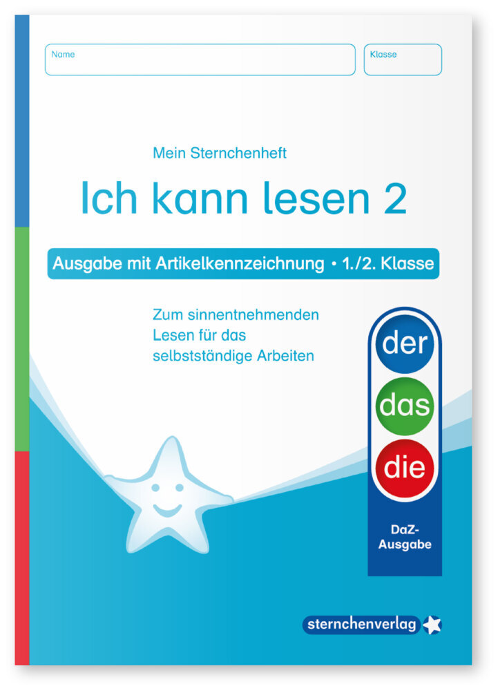 Ich kann lesen 2 Ausgabe mit Artikelkennzeichnung (DaZ) 1. und 2. Klasse main product photo