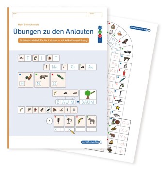 Übungen zu den Anlauten - Lernheft
