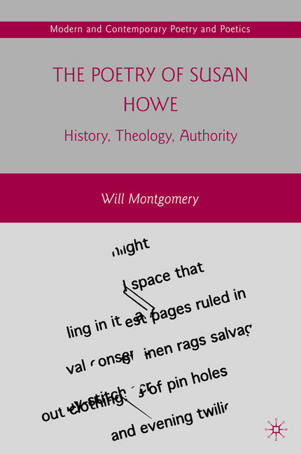 The Poetry of Susan Howe main product photo