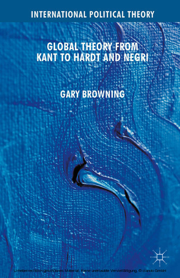 Global Theory from Kant to Hardt and Negri main product photo