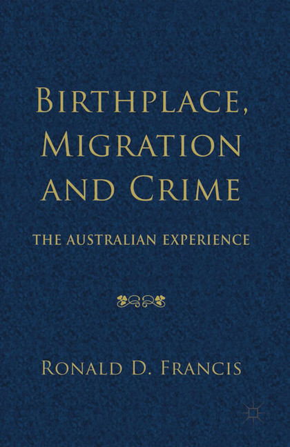 Birthplace, Migration and Crime main product photo