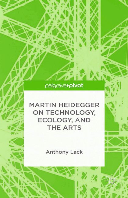 Martin Heidegger on Technology, Ecology, and the Arts main product photo