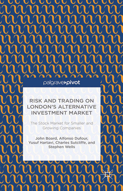 Risk and Trading on London's Alternative Investment Market main product photo