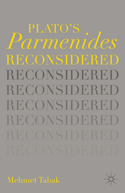 Plato's Parmenides Reconsidered main product photo