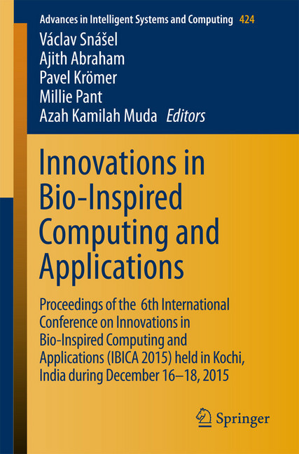 Innovations in Bio-Inspired Computing and Applications main product photo