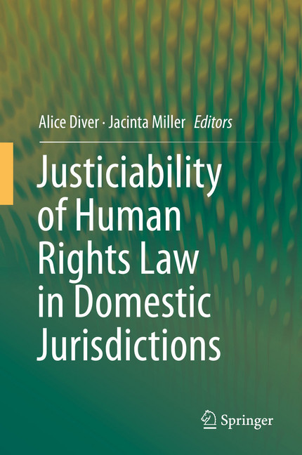 Justiciability of Human Rights Law in Domestic Jurisdictions main product photo