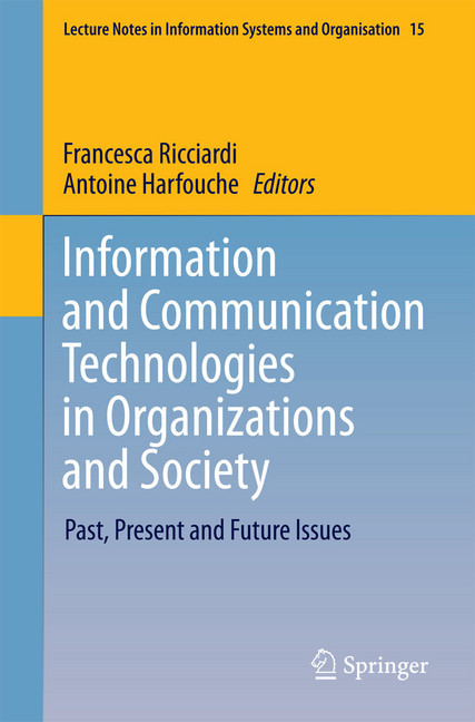 Information and Communication Technologies in Organizations and Society main product photo