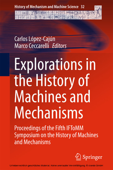Explorations in the History of Machines and Mechanisms main product photo