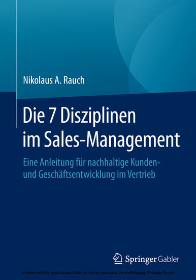 Die 7 Disziplinen im Sales-Management main product photo