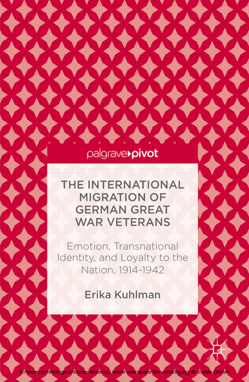 The International Migration of German Great War Veterans main product photo