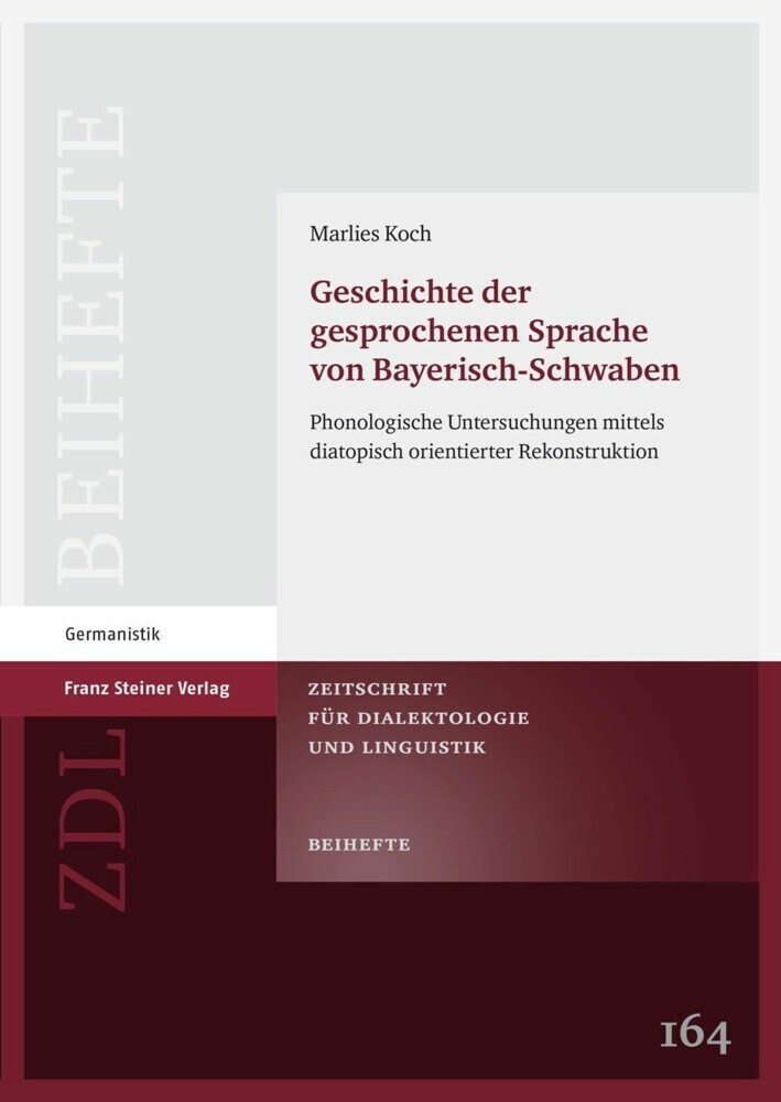 Geschichte der gesprochenen Sprache von Bayerisch-Schwaben main product photo