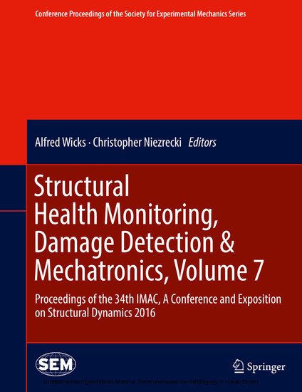 Structural Health Monitoring, Damage Detection & Mechatronics, Volume 7 main product photo