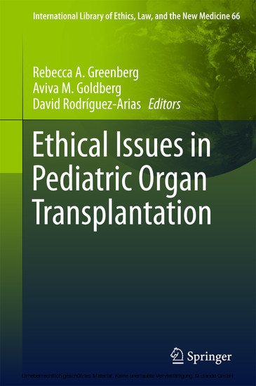 Ethical Issues in Pediatric Organ Transplantation main product photo