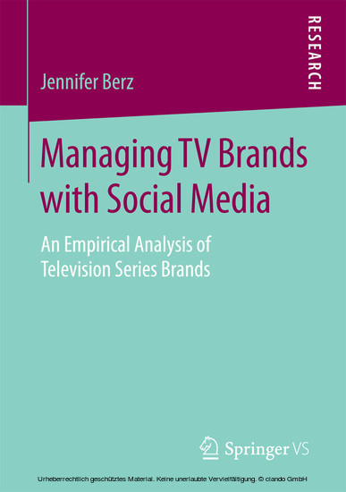 Managing TV Brands with Social Media main product photo