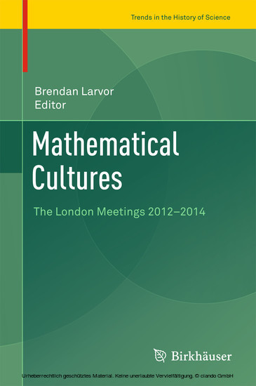 Mathematical Cultures main product photo