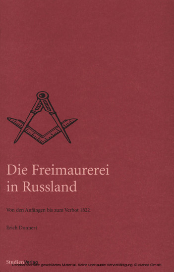 Die Freimaurerei in Russland main product photo