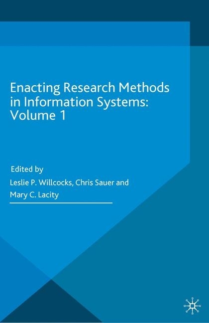Enacting Research Methods in Information Systems: Volume 1 main product photo