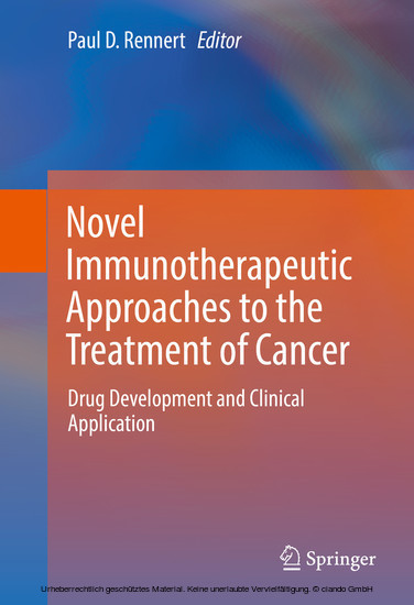 Novel Immunotherapeutic Approaches to the Treatment of Cancer main product photo